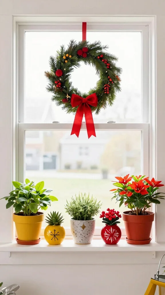 11 Above-Window Shelf Ideas for Books, Plants, and Styled Display - 11. Seasonal Decor Showcase 1