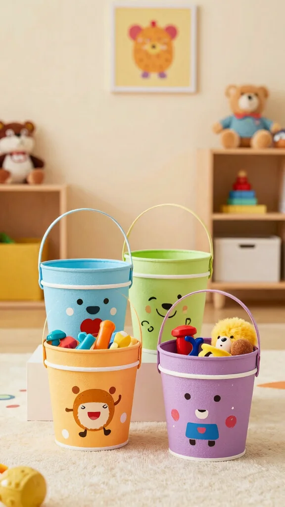 11 Basket Ideas Made From Paper Cups for a Fun Creative Craft - 8. Cute Child’s Toy Baskets 1