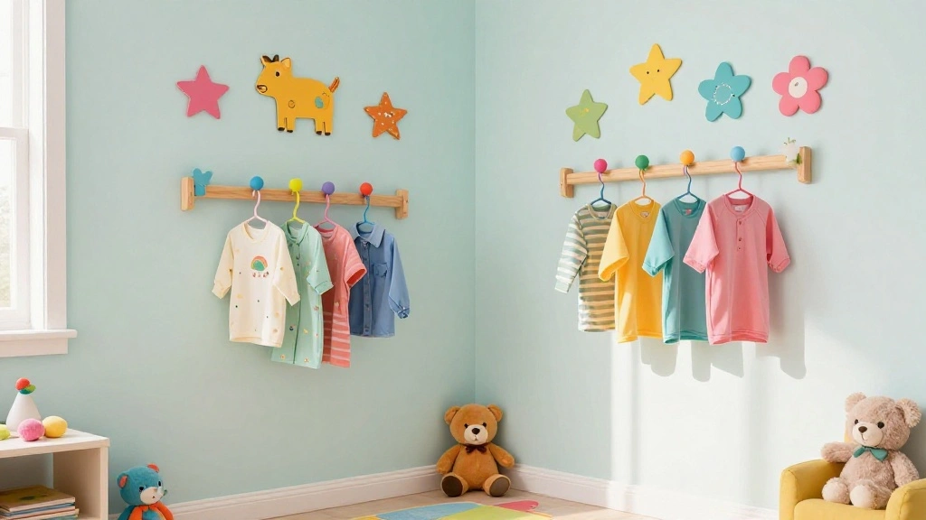 11 Kids Wall Clothes Hanger Ideas for a Fun Organized Bedroom