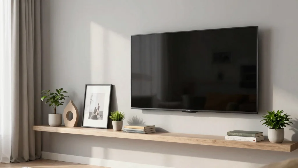 11 Next-to-TV Shelf Ideas for a Balanced Styled Entertainment Wall