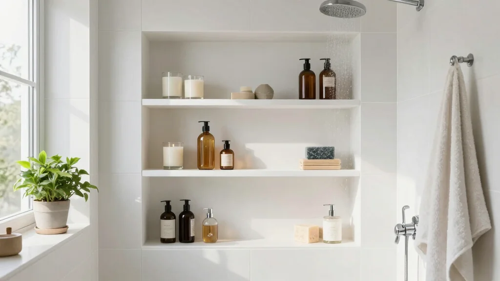 11 Shower Wall Niche Shelf Ideas for a Built-In Waterproof Storage