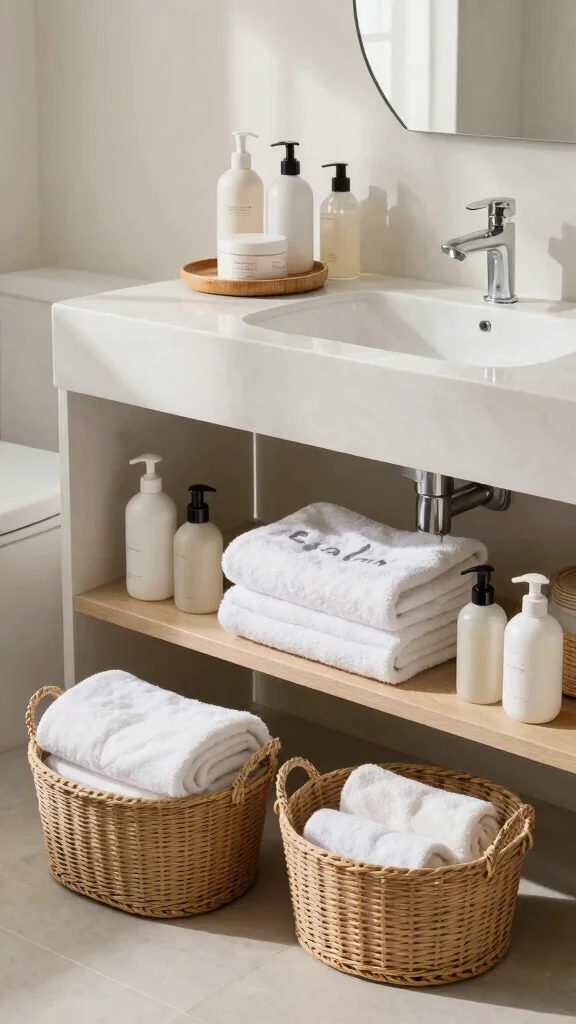 11 Under Vanity Bathroom Basket Ideas for a Tidy Organized Space - Conclusion 1