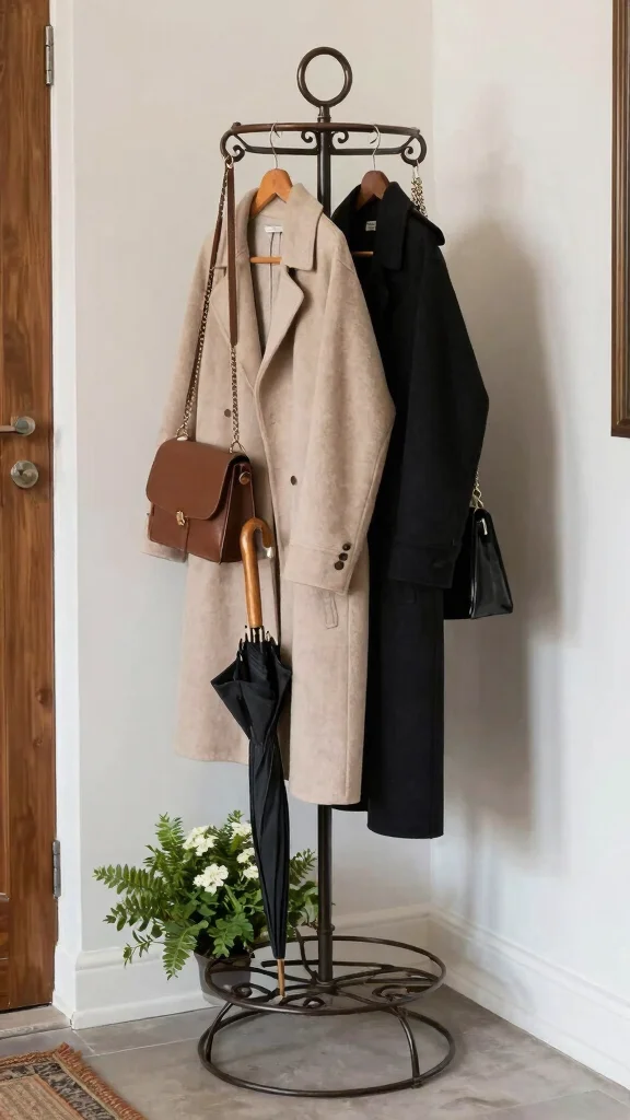 11 Vintage Wall Clothes Hanger Ideas for a Nostalgic Stylish Display - 9. Vintage Umbrella Stands 1