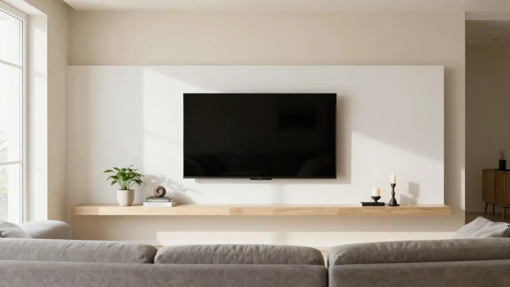12 Above-TV Shelf Ideas for a Styled Balanced Media Wall