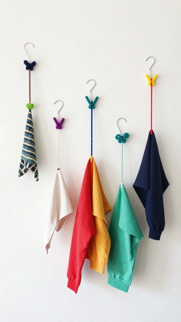 12 Ideas for Making Your Own Clothes Hangers at Home - 4. Upcycled Wire Hangers 1