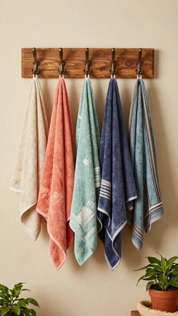 12 Laundry Room Hanging Ideas for a Tidy Well Organized Space - 10. Repurposed Antique Hooks 1