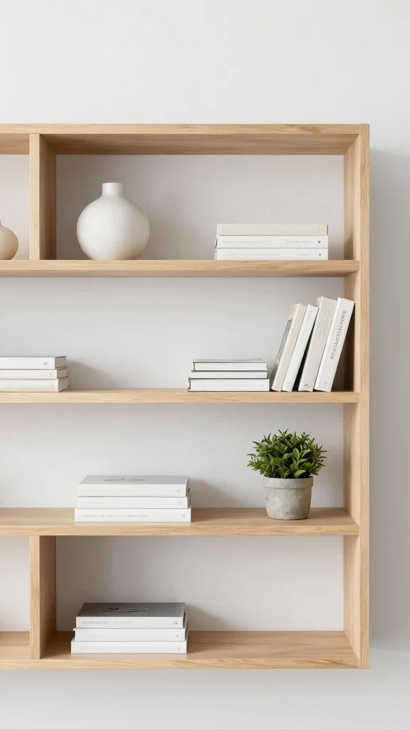 12 Living Room Shelf Decor Ideas for a Curated Beautiful Display - 11. Open Shelving Wonders 1