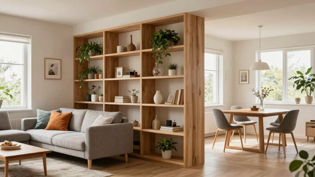 12 Shelf Room Divider Ideas for a Stylish Open-Plan Space