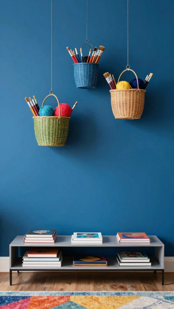 12 Three Basket Wall Display Ideas for a Styled Artisan Wall - 5. Artistic Arrangement: Shape and Space 1