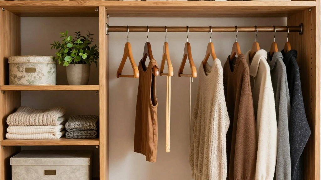 12 Vintage Wooden Clothes Hanger Ideas for a Warm Classic Closet