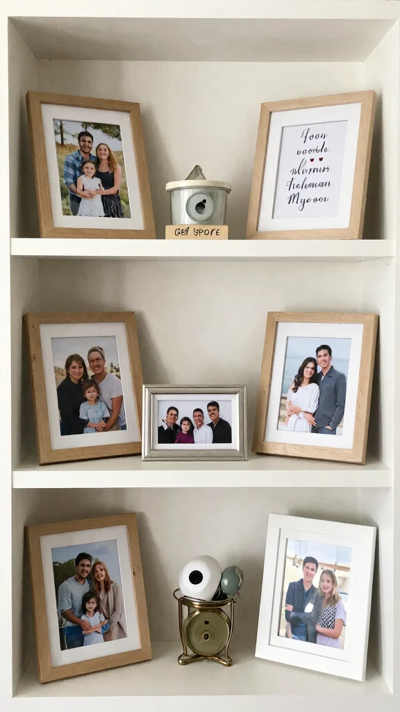 12 Wall Shelf Decor Ideas for a Curated Beautiful Display - 11. Personal Touches 1