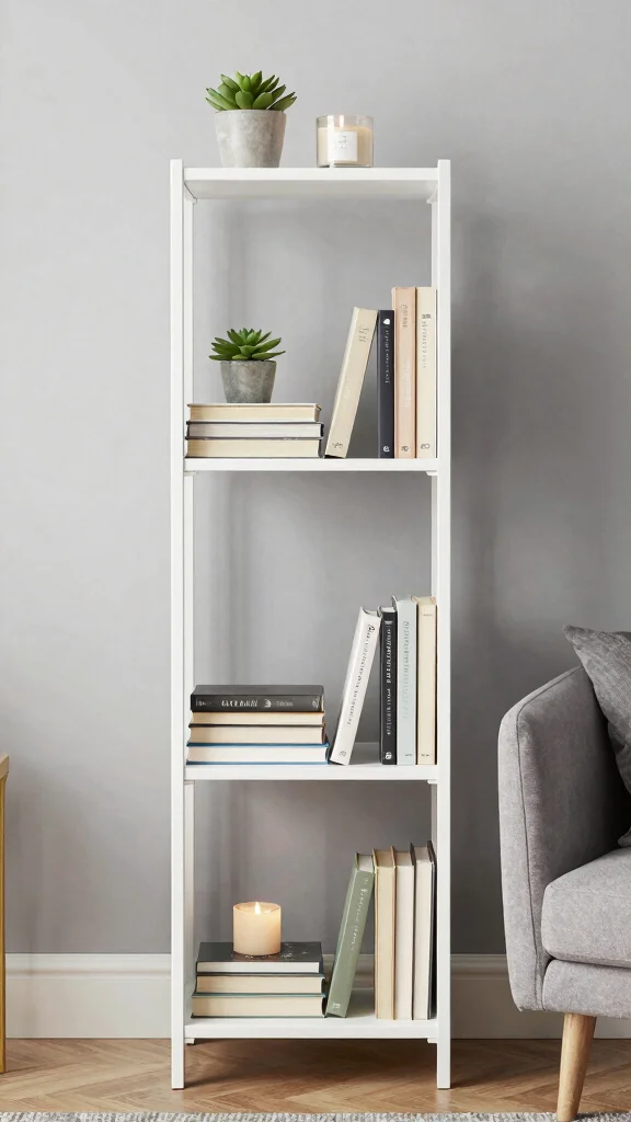 12 Wall Shelf Decor Ideas for a Curated Beautiful Display - 3. Minimalist Book Displays 1