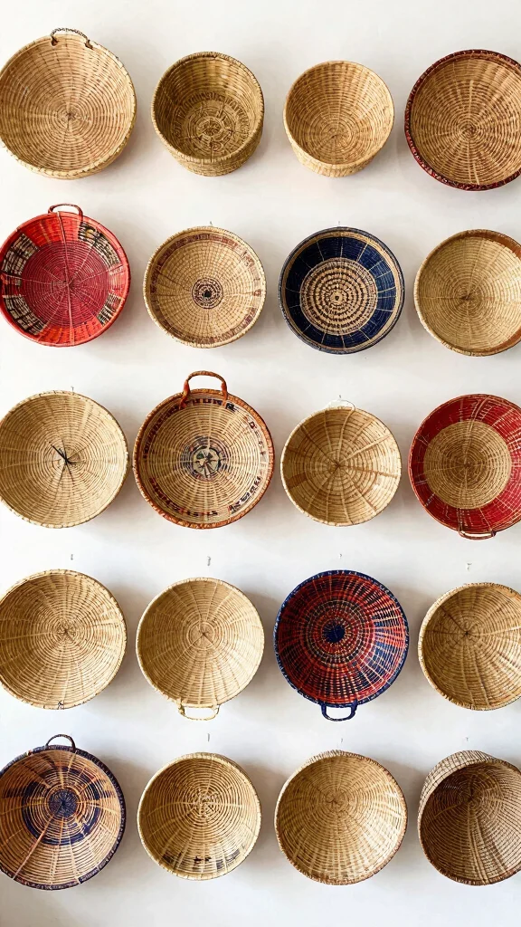 13 Basket Wall Decor Ideas for Every Room and Style - 7. Themed Collections for a Cohesive Look 1