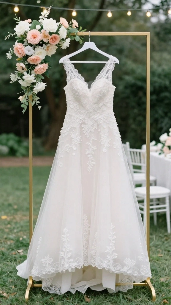 13 Freestanding Clothes Hanger Ideas for Bedroom Hallway and Closet - 12. Elegant Racks for Special Occasions 1