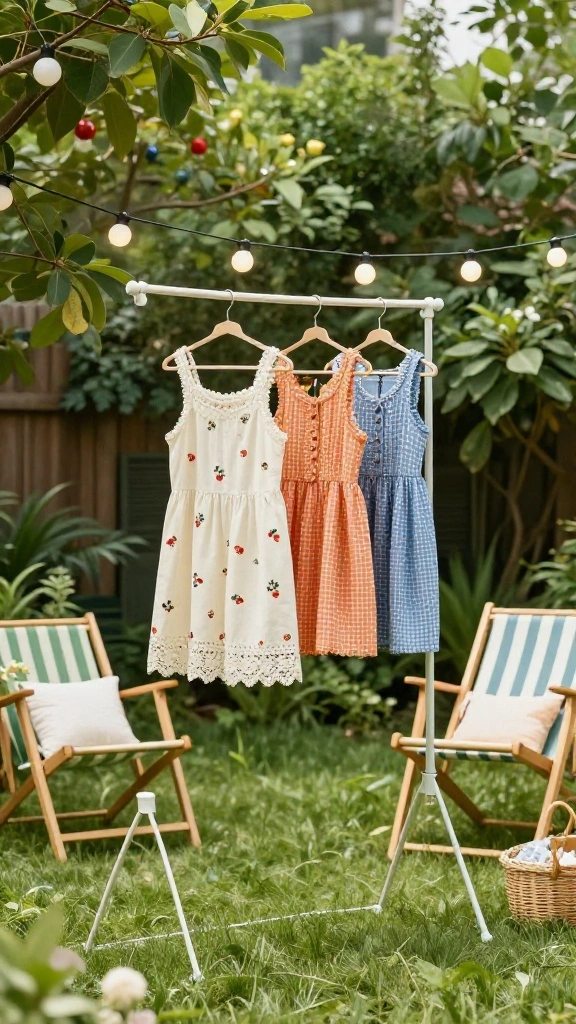 13 Freestanding Clothes Hanger Ideas for Bedroom Hallway and Closet - 6. Lightweight and Portable Options 1