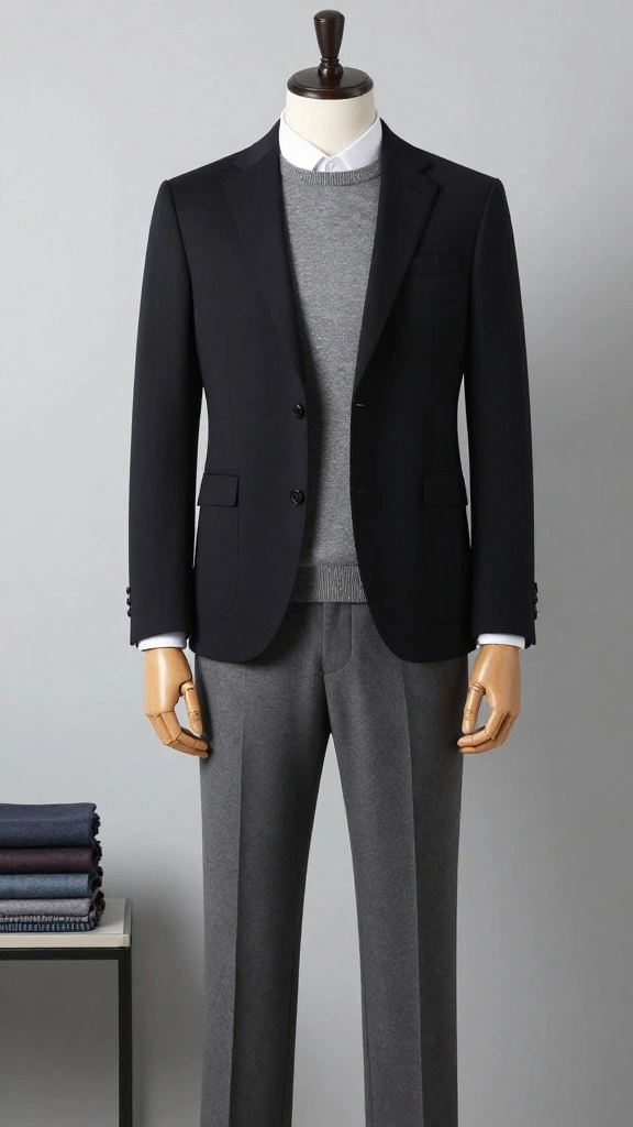 13 Men's Clothes on Hangers Aesthetic Ideas for a Clean Minimal Wardrobe - 1. Monochrome Magic 1