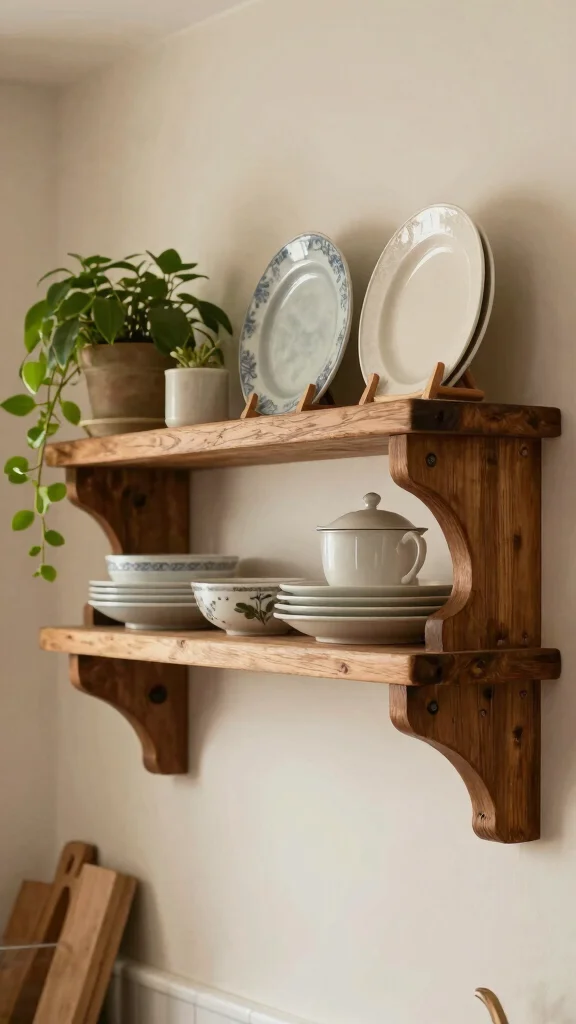 13 Shelf Edge Trim Ideas for a Finished Polished Professional Look - 9. Decorative Corbels 1