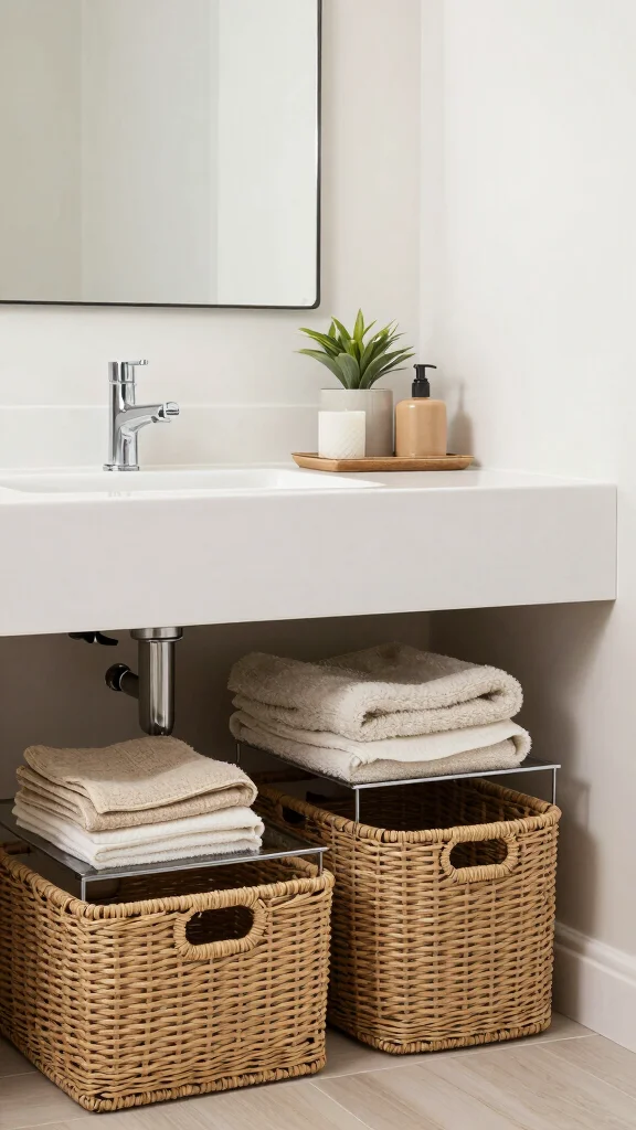 13 Under Floating Vanity Basket Ideas for a Minimal Organized Bathroom - Conclusion 1