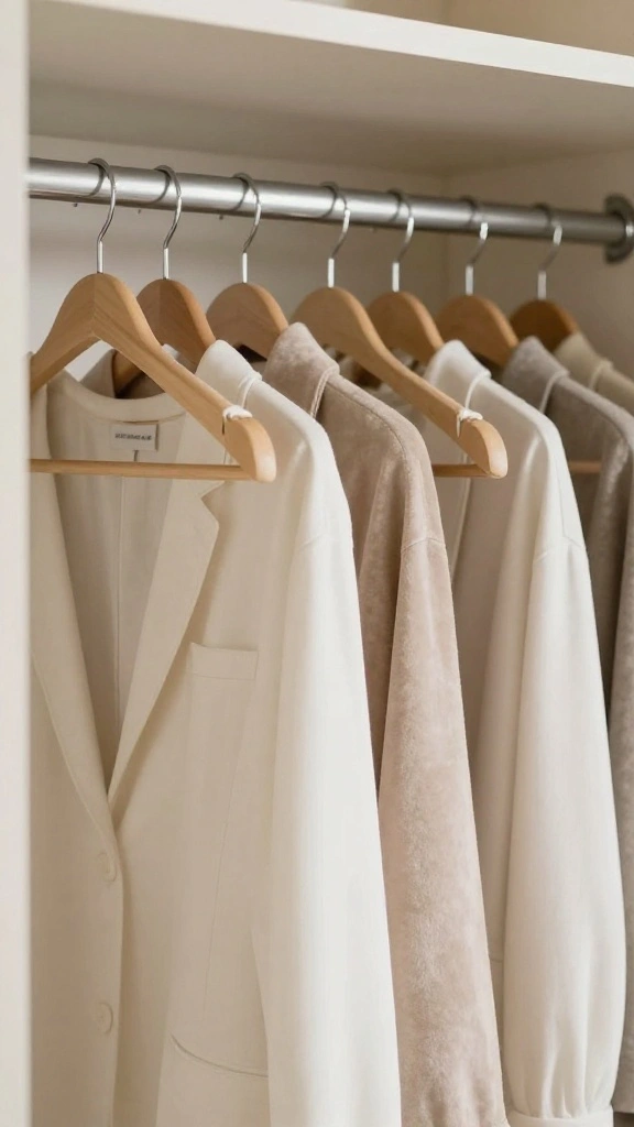 13 Velvet Hanger Ideas for a Neat Space Saving Elegant Closet - 3. Slim Profile Hangers for Minimalist Aesthetics 1