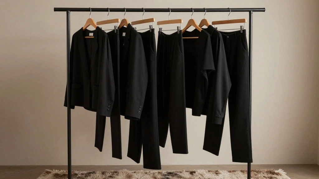 14 Black Clothes on Hangers Aesthetic Ideas for a Minimal Moody Wardrobe