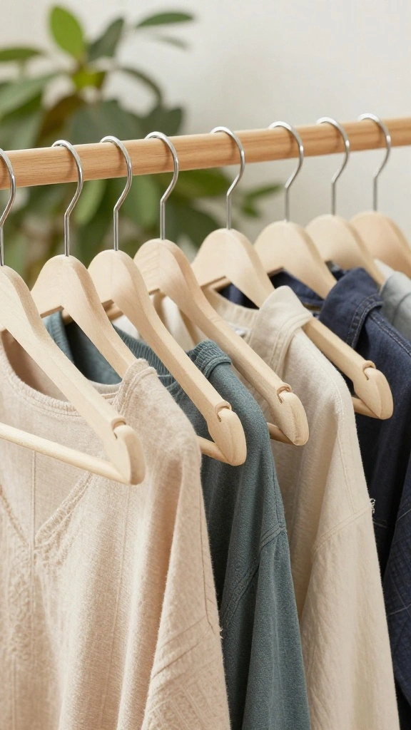 14 Clothes Hanger Storage Ideas for a Tidy Functional Wardrobe - 14. Eco-Friendly Hanger Single-Use Solutions 1
