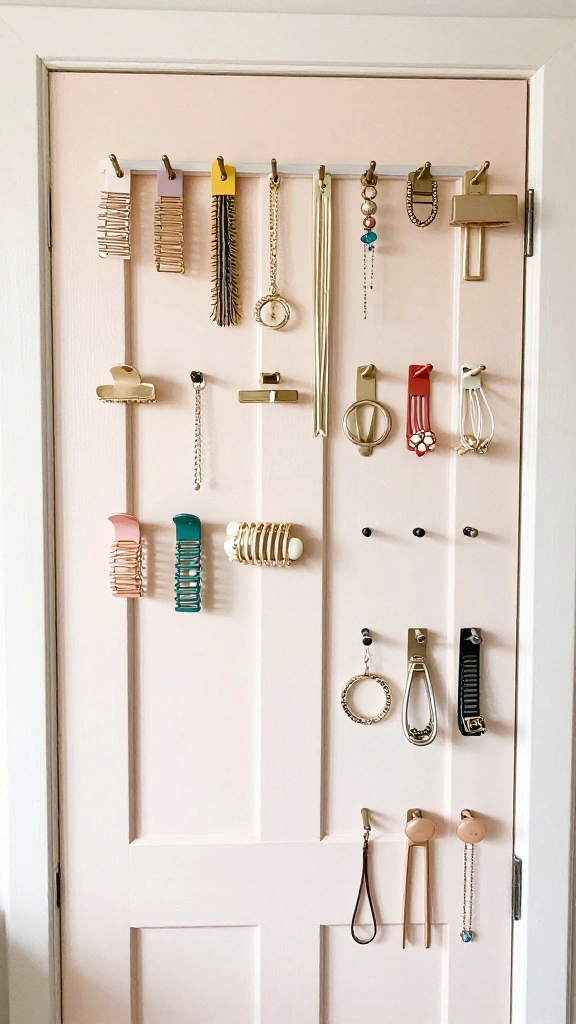 14 Clothes Hanger Storage Ideas for a Tidy Functional Wardrobe - 9. Magnetic Strip for Accessories 1