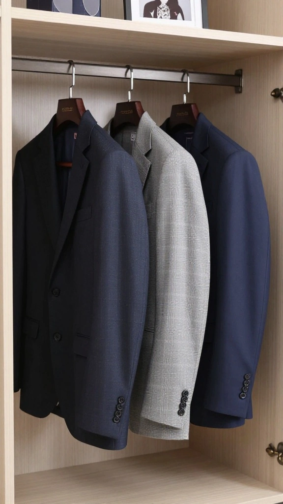 14 Non Slip Clothes Hanger Ideas for a Tidy Slip Free Wardrobe - 10. Adjustable Hangers for Tailored Garments 1