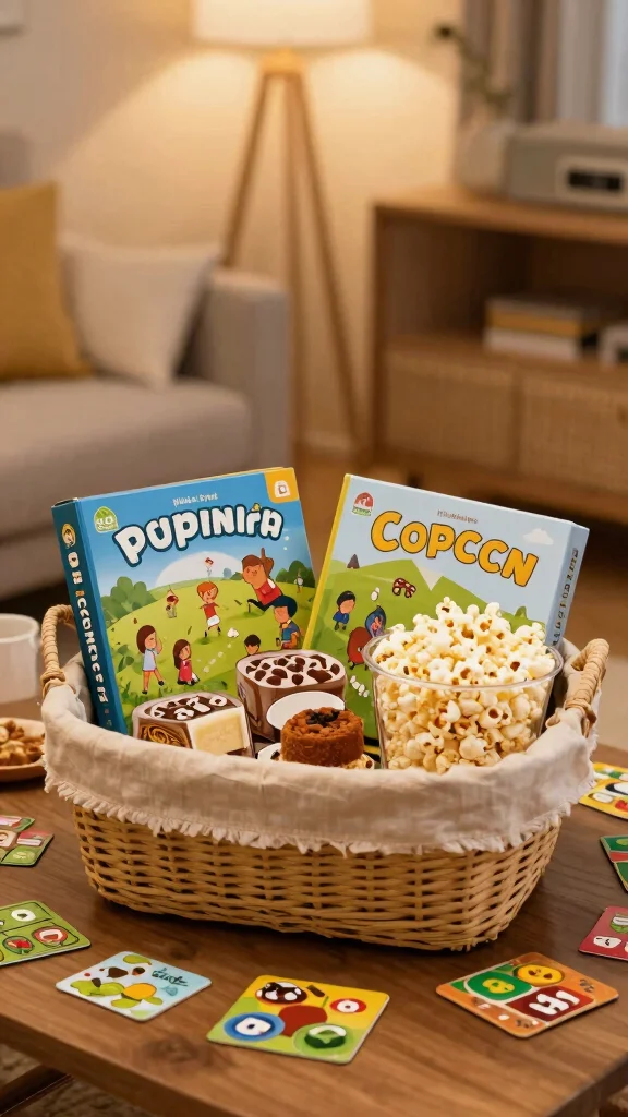 14 Thank You Gift Basket Ideas for a Heartfelt Thoughtful Gesture - 10. Family Game Night Basket 1