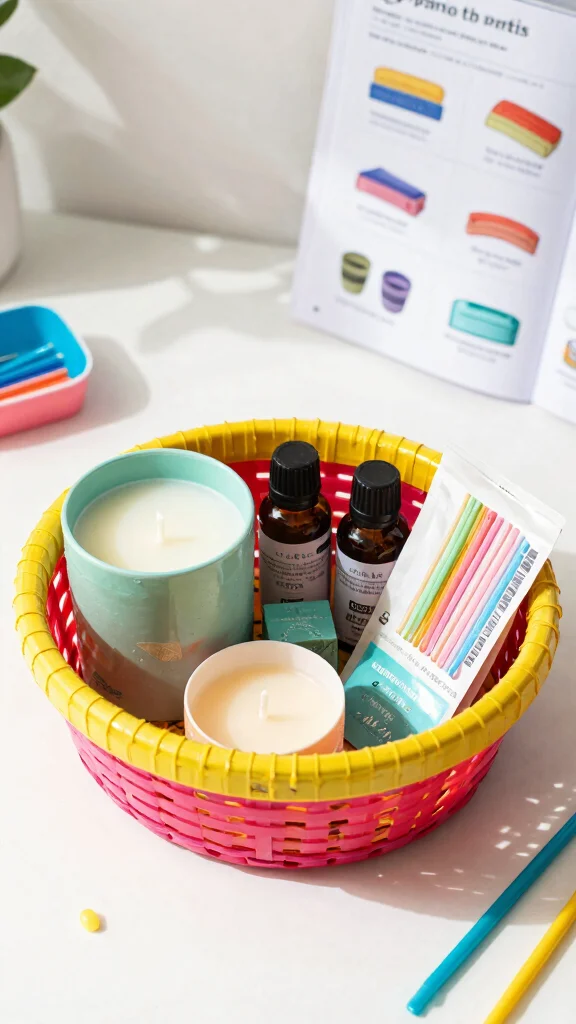 14 Thank You Gift Basket Ideas for a Heartfelt Thoughtful Gesture - 13. DIY Candle Making Kit 1