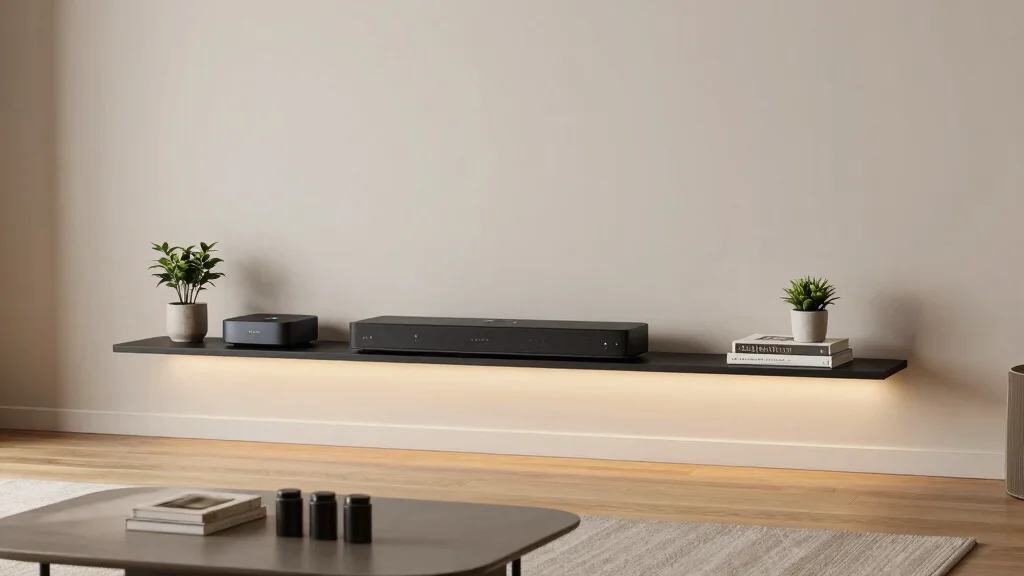 14 Under-TV Wall Shelf Ideas for a Sleek Organized Media Setup