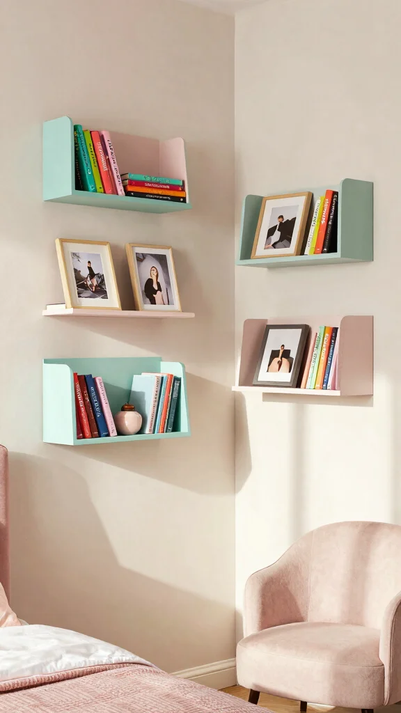 14 Wall Shelf Ideas for Living Room, Bedroom and Hallway: Sustainable and Eco-Friendly - 3. Decorative Wall Shelves for Personal Touch 1