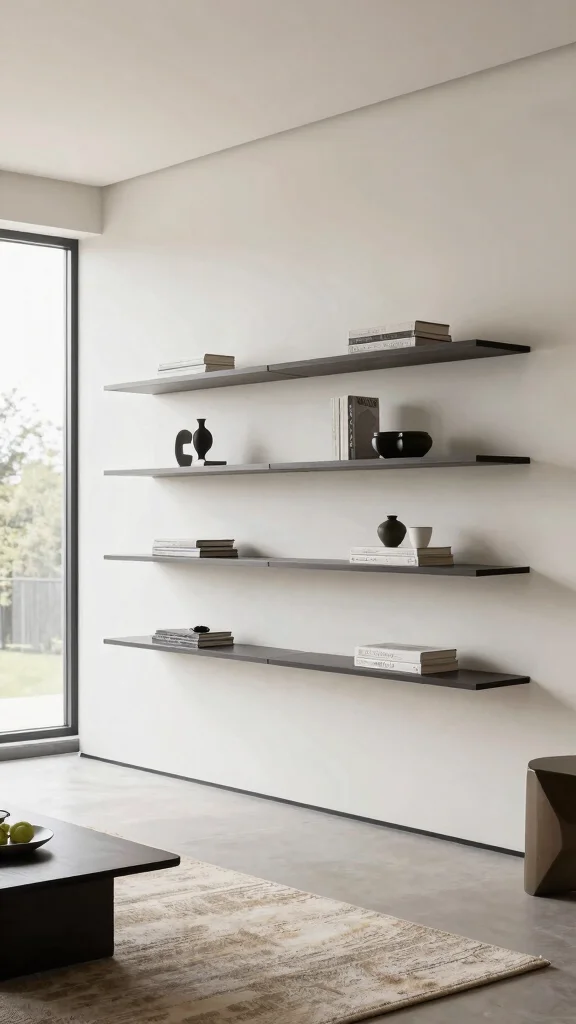 14 Wall Shelf Ideas for Living Room, Bedroom and Hallway: Sustainable and Eco-Friendly - 4. Convertible Shelves for Versatility 1