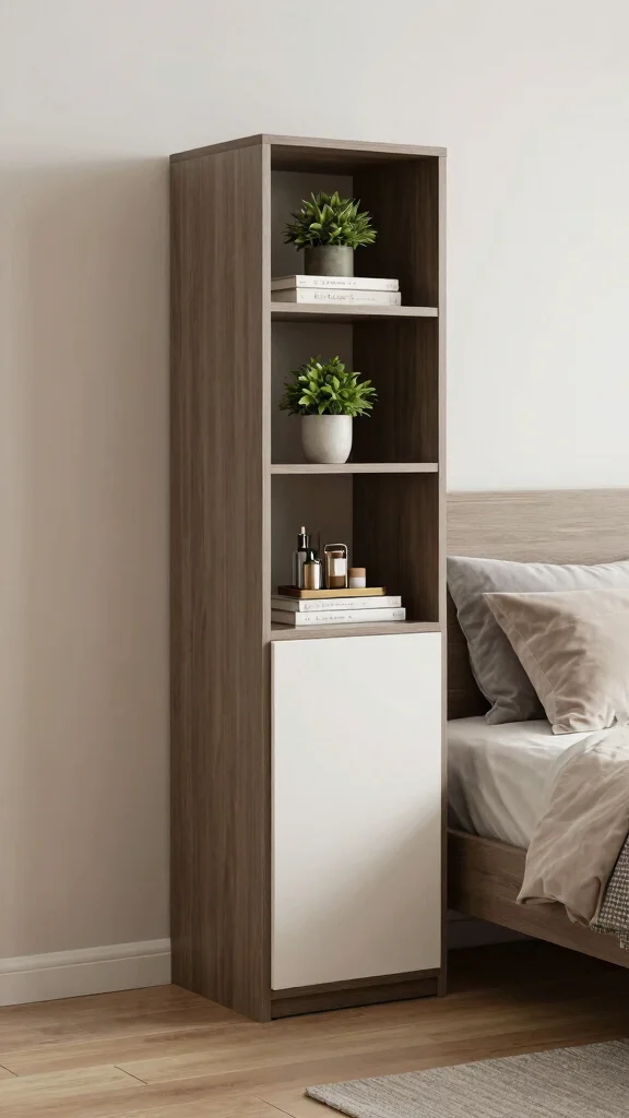 15 Bedroom Shelf Ideas for Storage Decor and Every Wall - 6. Multi-Functional Shelves for Versatility 1