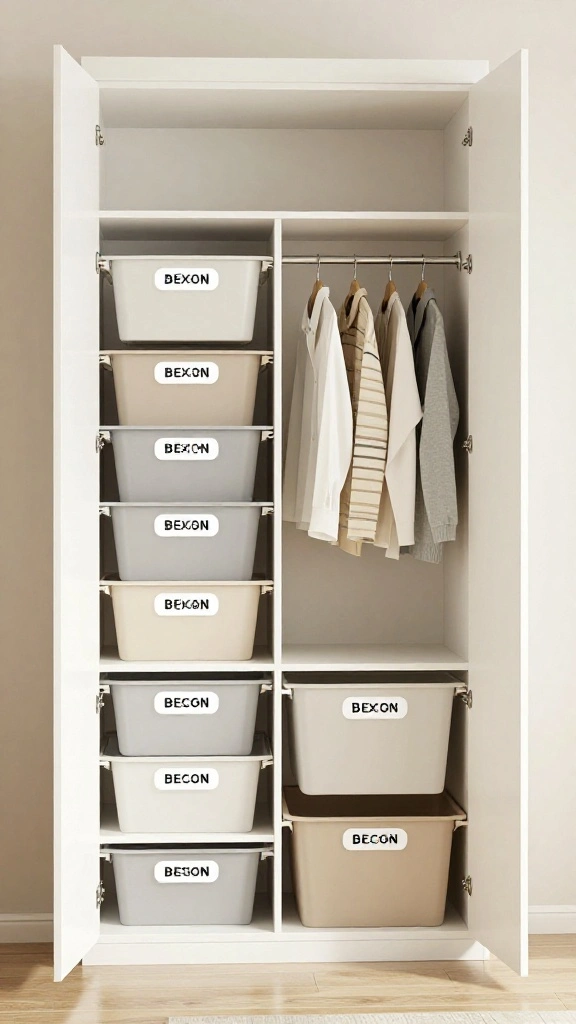15 Clothes Hanger Ideas for Small Spaces That Maximize Every Inch - 14. Hanger Dividers 1