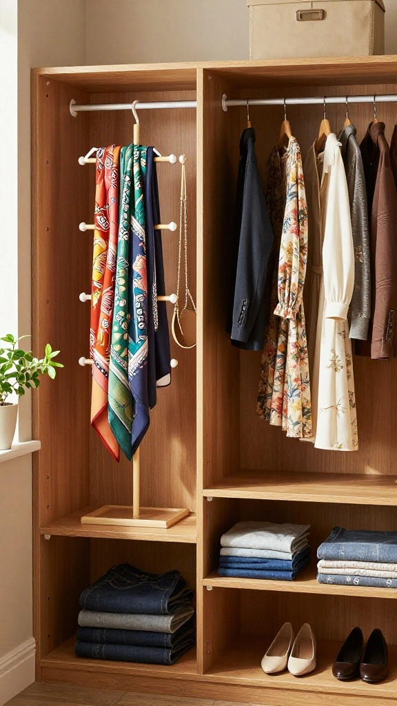 15 Clothes Hanger Ideas for Small Spaces That Maximize Every Inch - 5. Ladder Racks 1