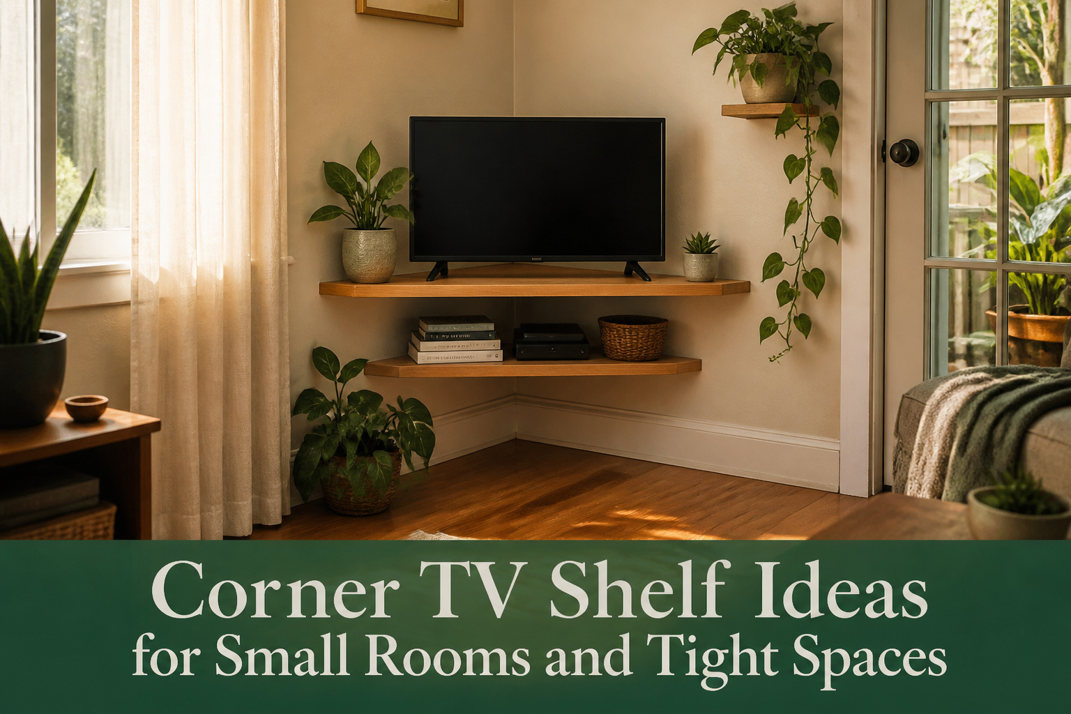 A collection of corner TV shelves displaying various designs and styles.